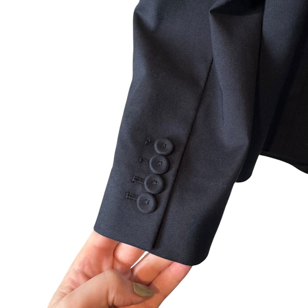 Joseph Marleybone‎ Inverted Collar One Button Blazer Navy Blue FR 44 / Large - Picture 9 of 11
